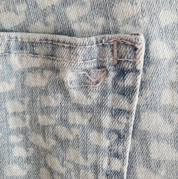 Vineyard Vines Blue Denim Jeans Girls Sz 16 Saylor Stone Wash Skinny Whales - Picture 4 of 9